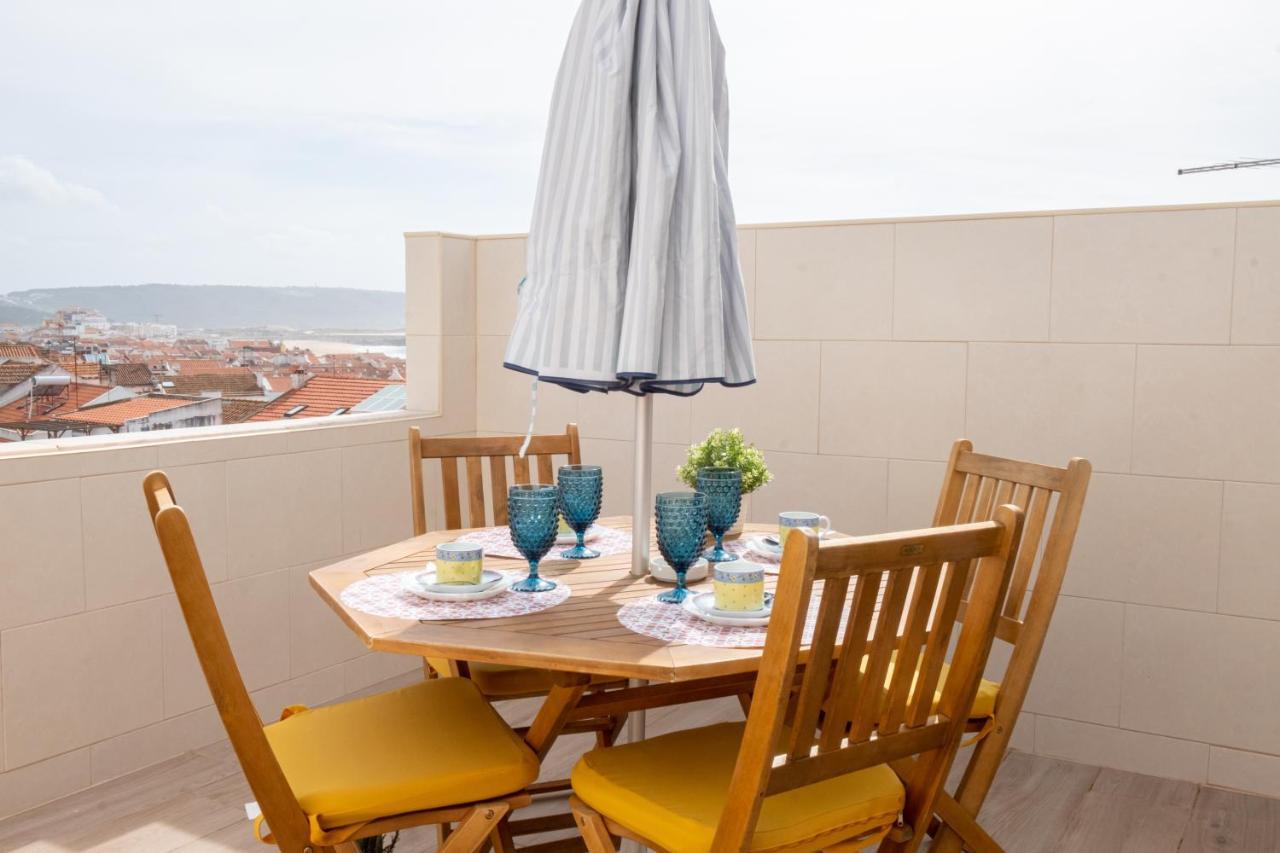 Olhos D'Agua - Penthouse Apartment Nazare Luaran gambar
