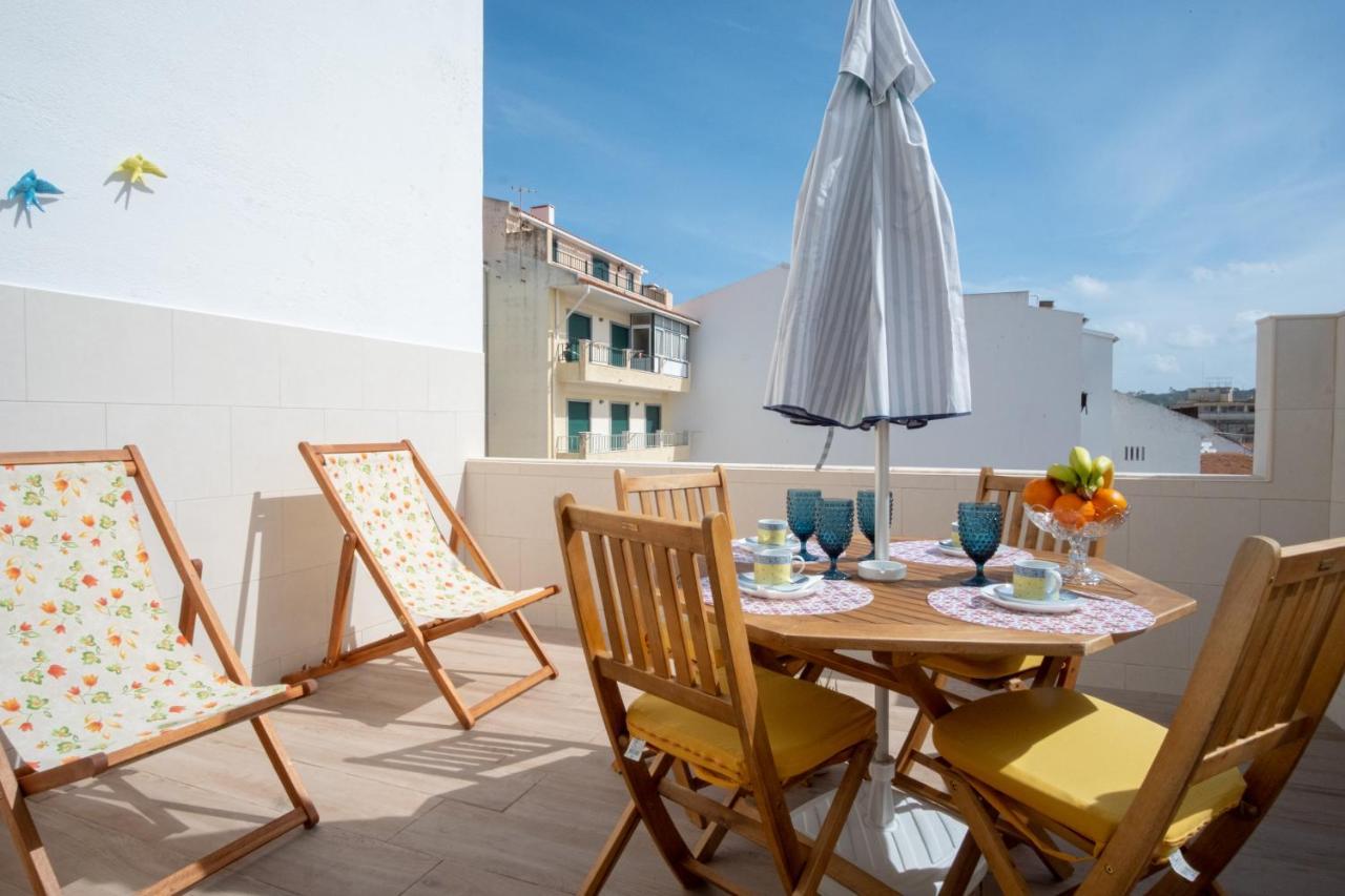 Olhos D'Agua - Penthouse Apartment Nazare Luaran gambar